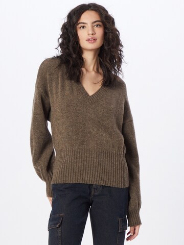 Pull-over Sisley en marron : devant