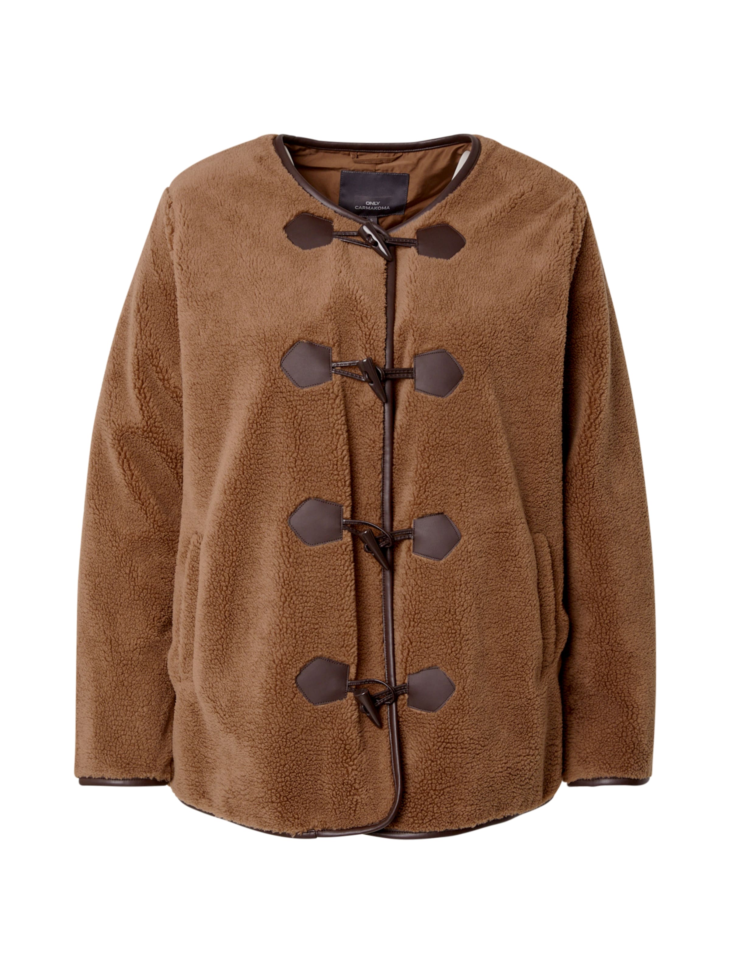 brūns ONLY Carmakoma Starpsezonu jaka 'CARMALI': no priekšpuses