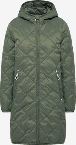 DreiMaster Maritim Between-Seasons Coat in Green: front