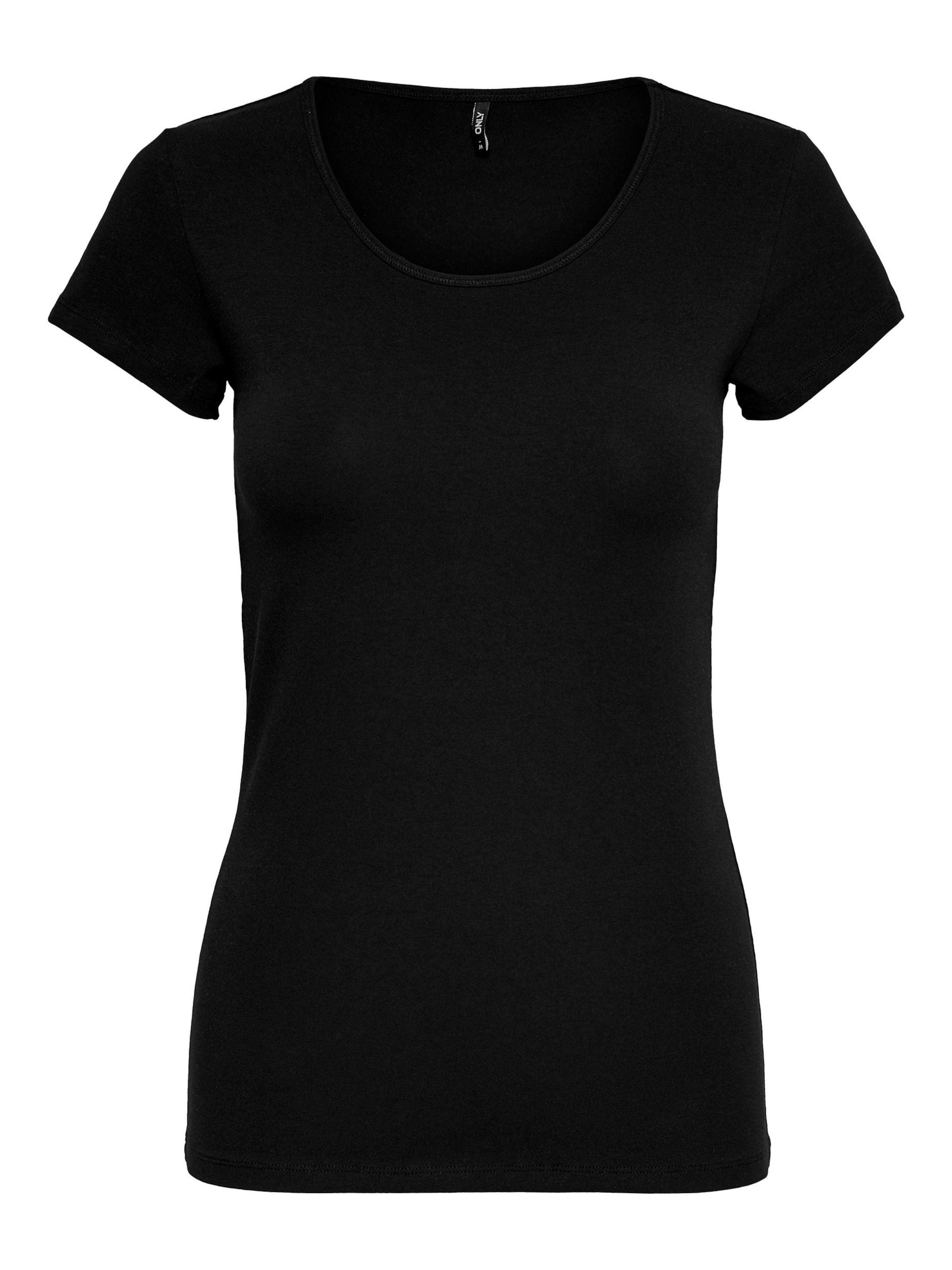 zwart basic shirt dames