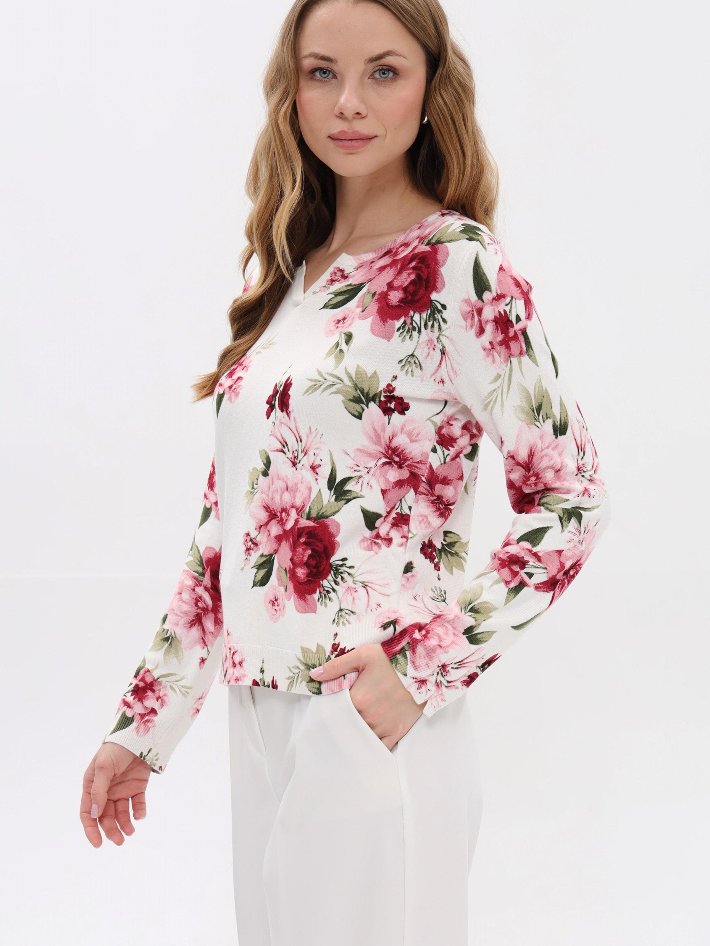 Passioni Bluse in Weiß