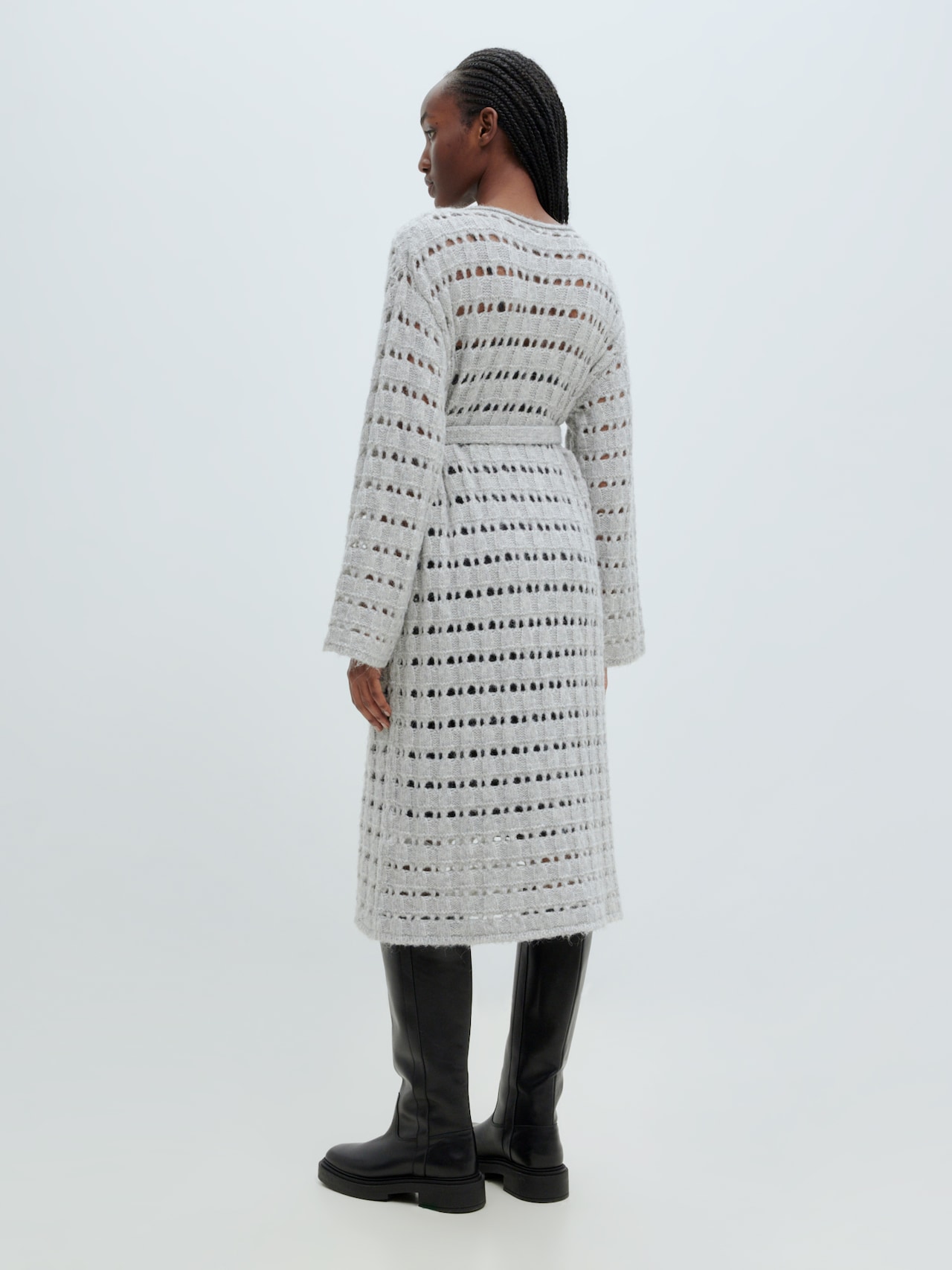 EDITED Produkte Kleid 'Lieven' graumeliert