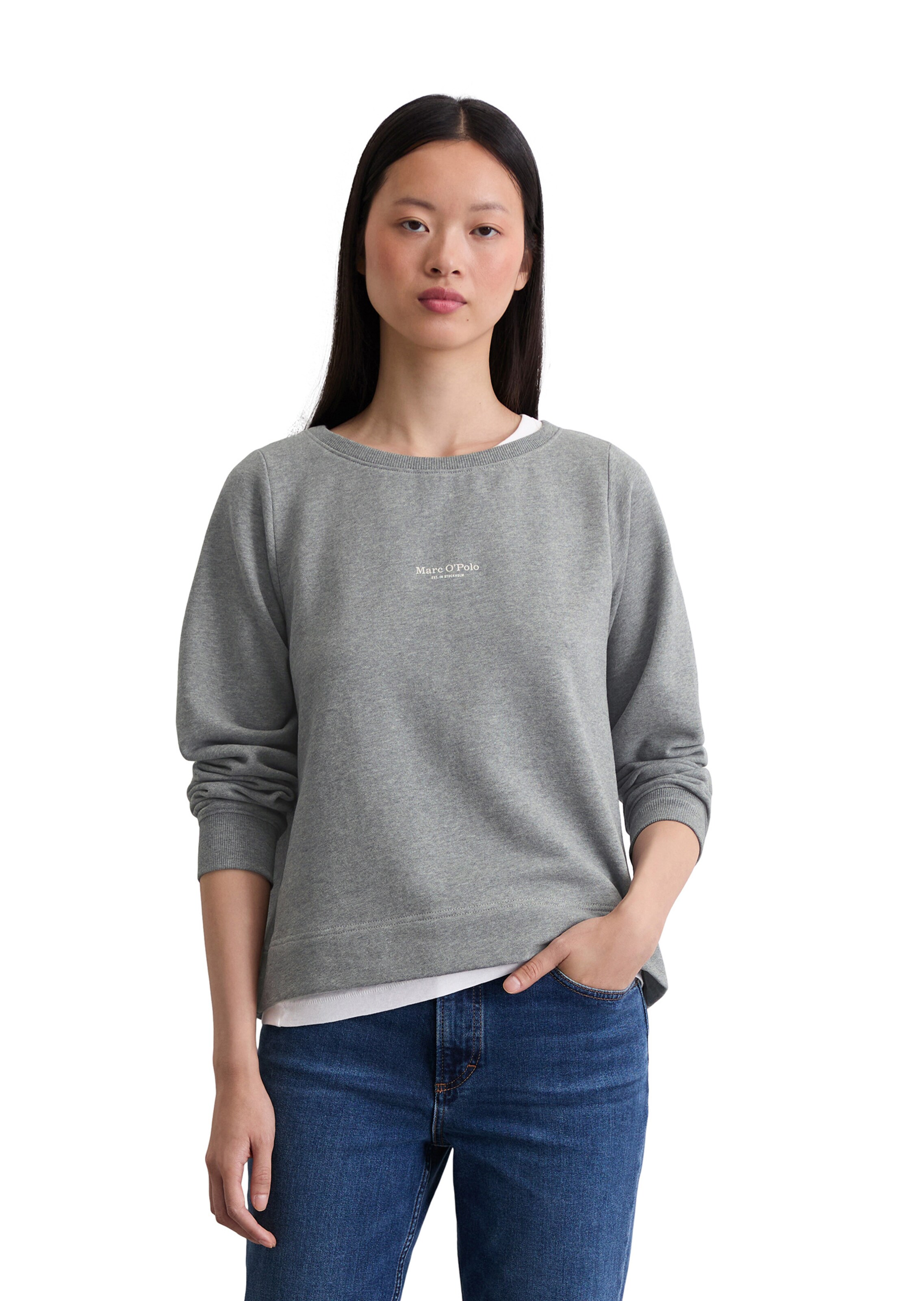 Marc O'Polo - Sudadera en gris: frente