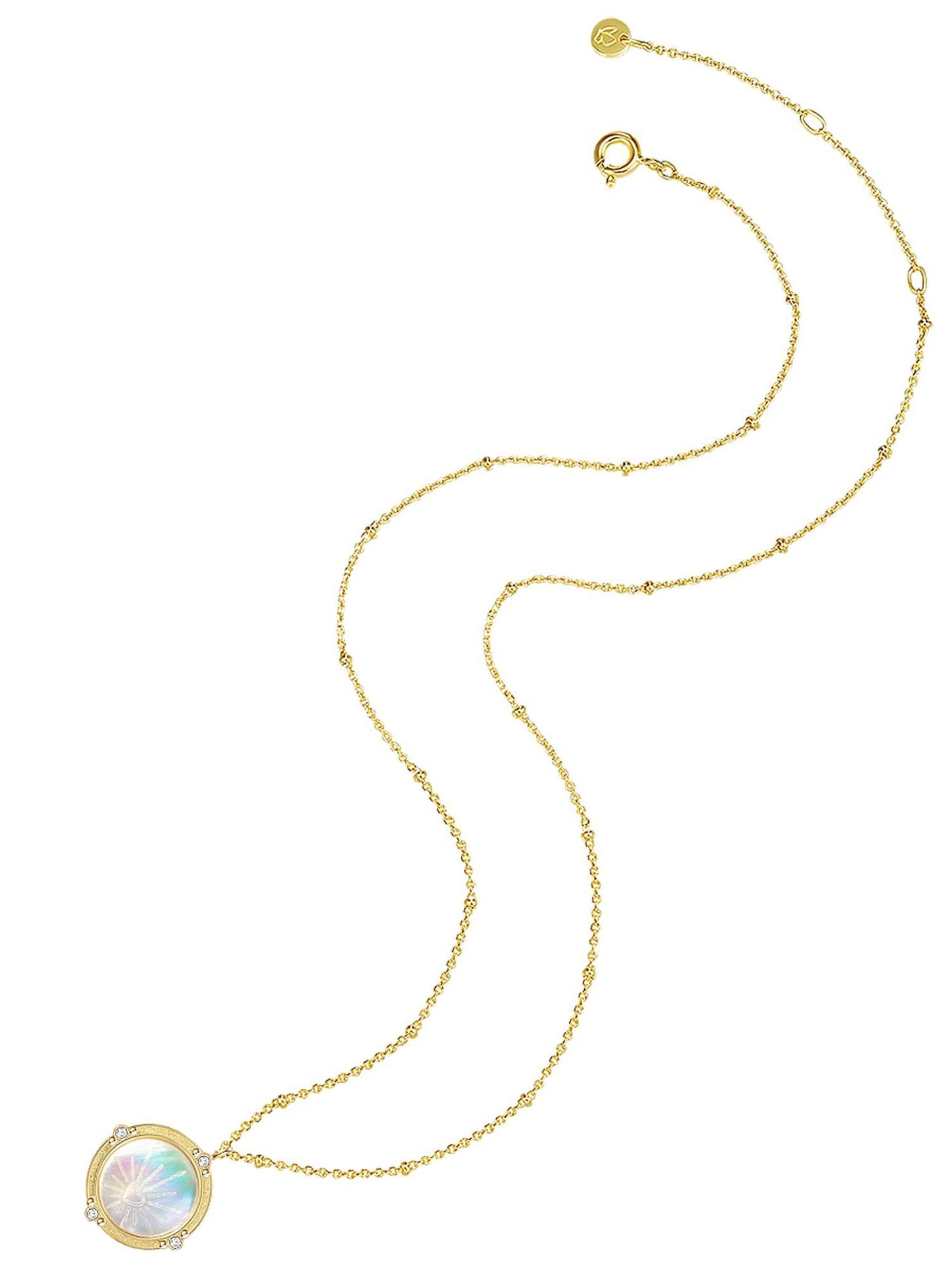 Glanzstücke München Ketting in Goud: voorkant