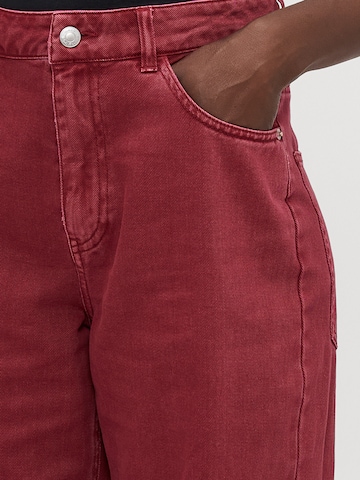 sarkans Only Tall Vaļīgs piegriezums Džinsi 'ONLNEXA'