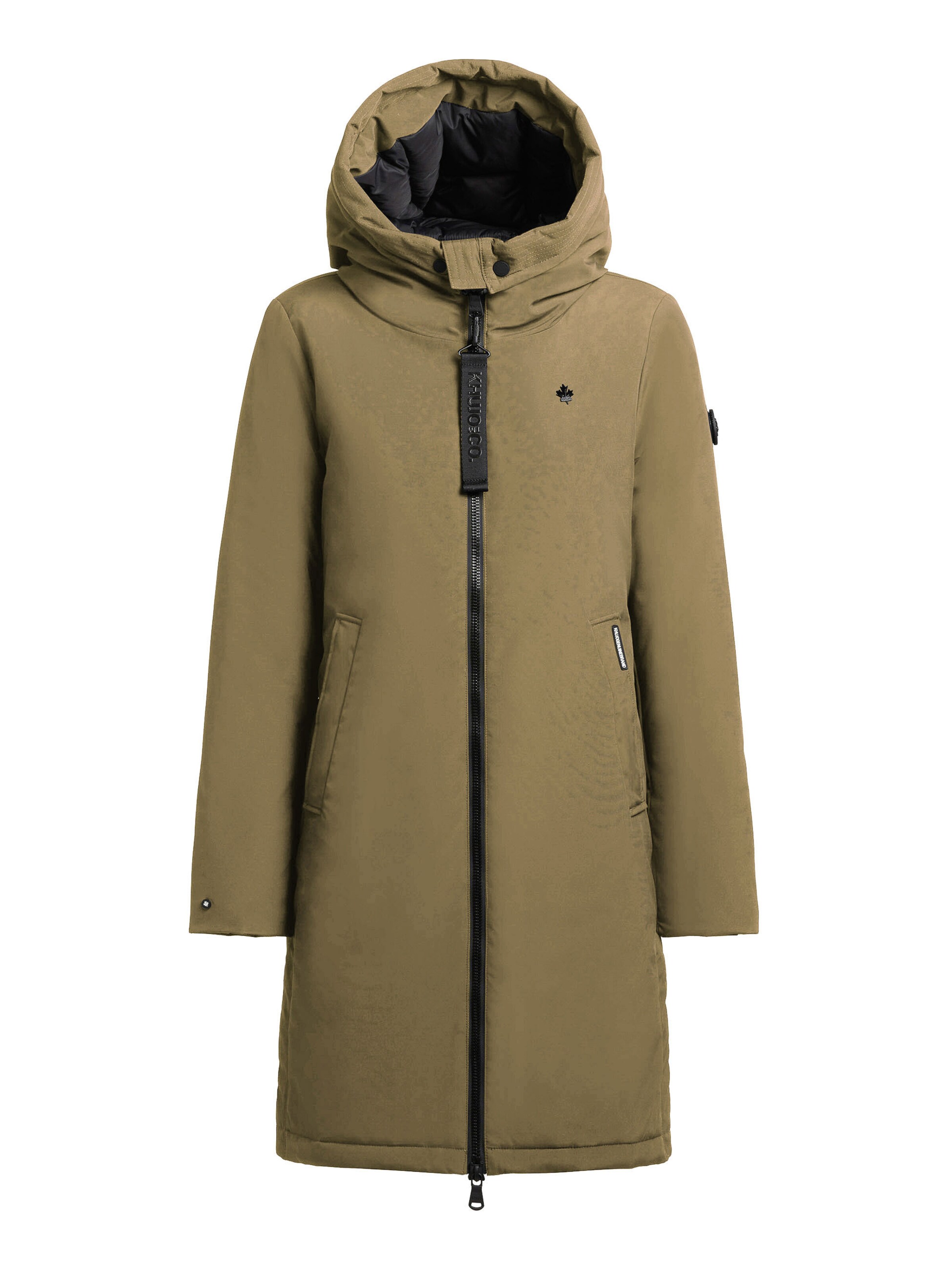 Cappotto di mezza stagione 'YAAK4' di khujo in verde: frontale