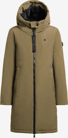 Manteau mi-saison 'YAAK4' khujo en vert : devant