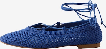Next Балерина с каишка 'Forever Comfort' в синьо: отпред