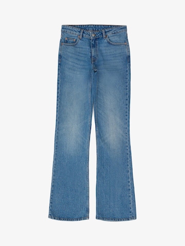 Dr. Denim Jeans 'Elba Mid Bootcut' in Blauw: voorkant