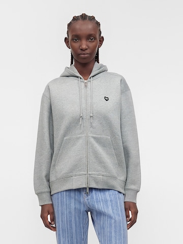 Giacca di felpa di Carhartt WIP in grigio: frontale