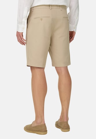 Boggi Milano Slim fit Pleat-front trousers 'B Sustainable'' in Beige
