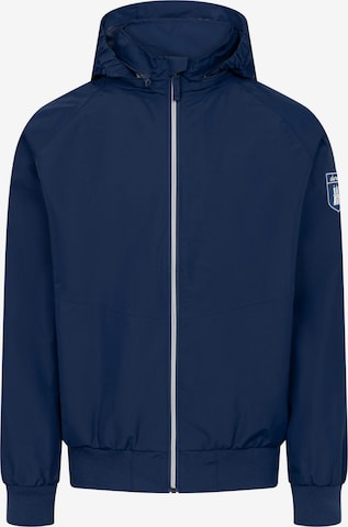 Derbe Regenjacke 'Ripby' in Blau: Vorderseite