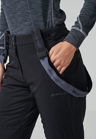 Whistler Regular Workout Pants 'Yarra' in Black