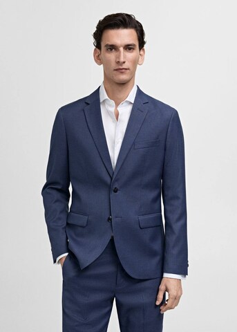 MANGO MAN Slim fit Suit Jacket 'Paris' in Blue: front