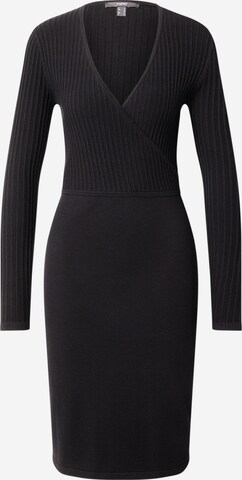 ESPRIT Knitted dress in Black: front