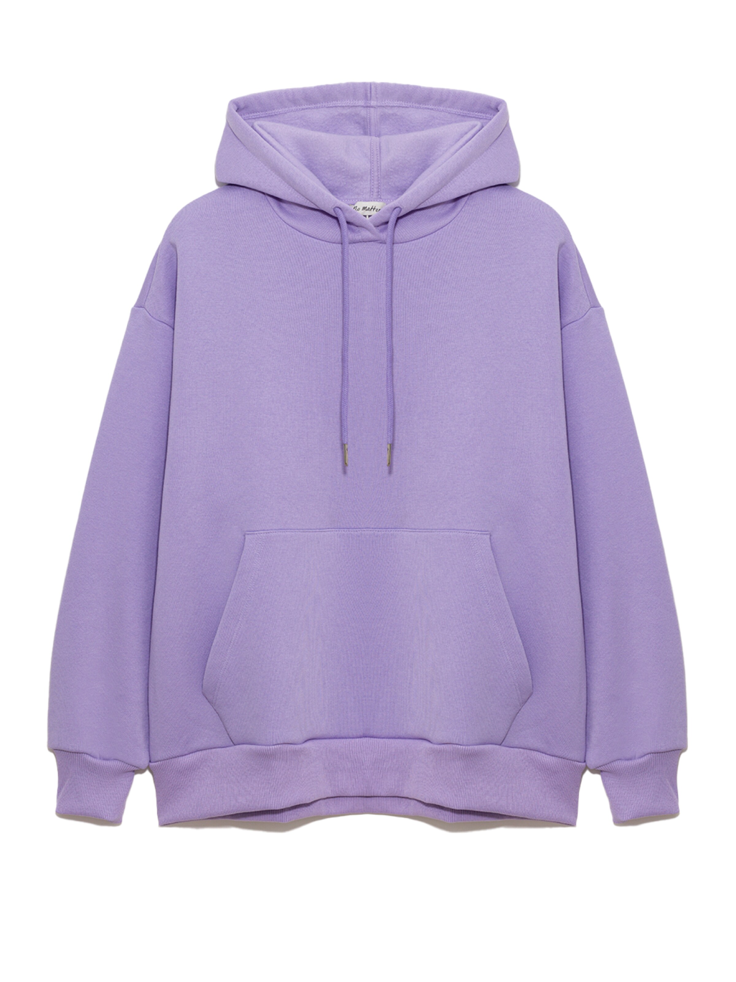 Sweat-shirt No Matter What en violet : devant