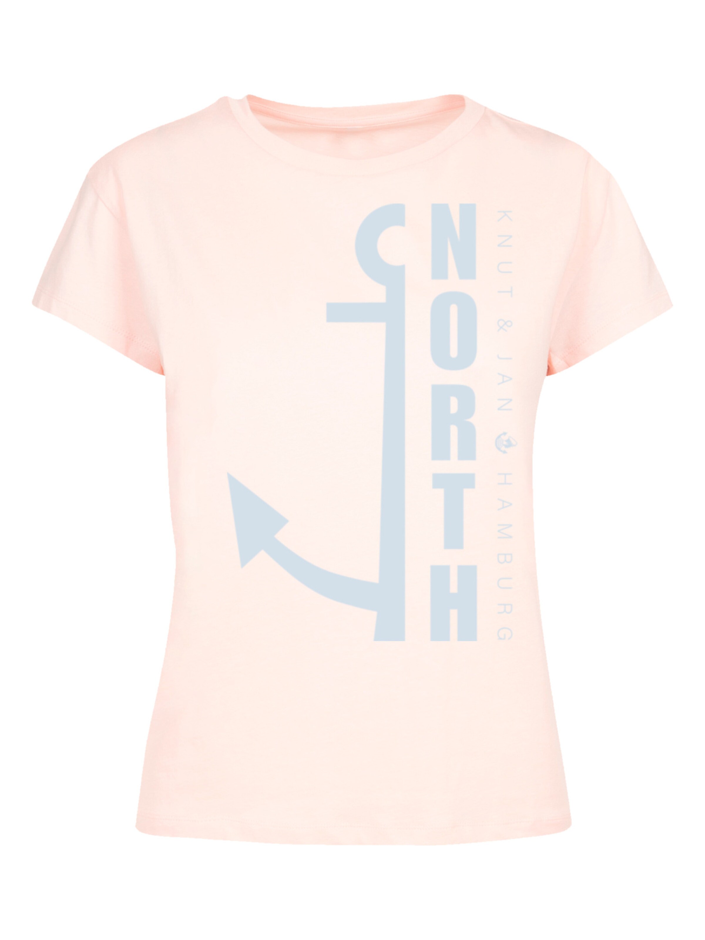 T-shirt 'North Anker' F4NT4STIC en rose : devant