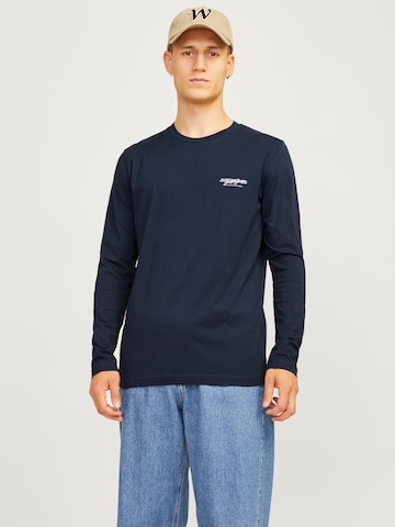 JACK & JONES - Camiseta 'JJAlvis' en azul: frente