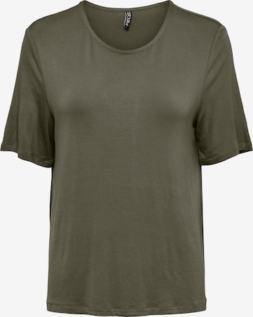 T-shirt 'Mikela' PIECES en vert : devant