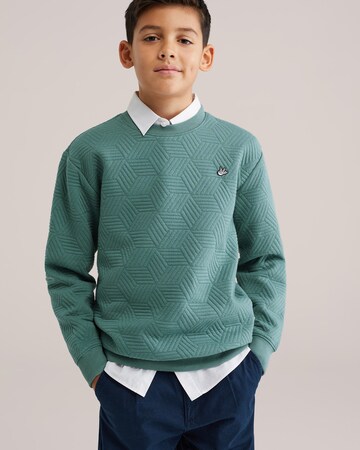 WE Fashion Mikina – zelená: přední strana