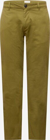 TOM TAILOR Slimfit Chino kalhoty – zelená: přední strana