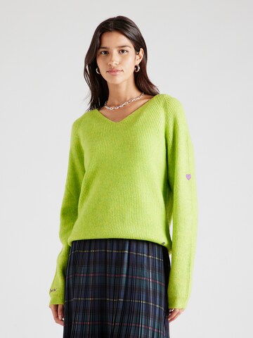 Key Largo Pullover 'CLARA' in Grün: Vorderseite
