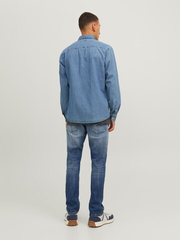 JACK & JONES Regular Farkut 'Mike' värissä sininen