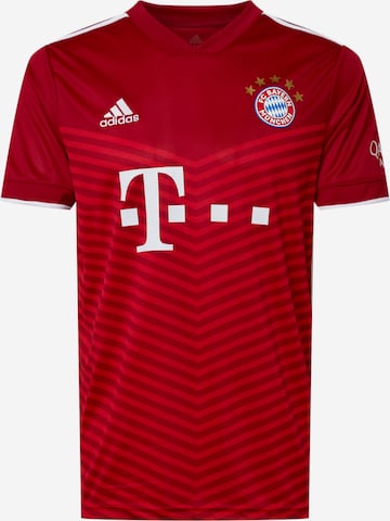ADIDAS PERFORMANCE Λειτουργικό μπλουζάκι 'Bayern München' σε κόκκινο: μπροστά