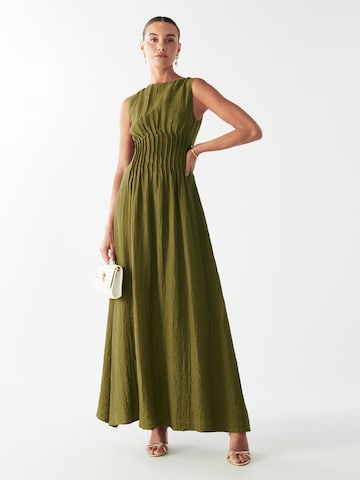 Willa Kleid 'Palamino' in Grün: Vorderseite