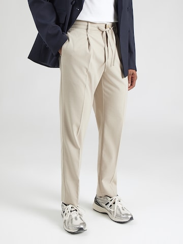 SELECTED regular Παντελόνι πλισέ 'SLH190-OLE' σε μπεζ: μπροστά