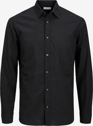 Chemise 'JJESummer' JACK & JONES en noir : devant