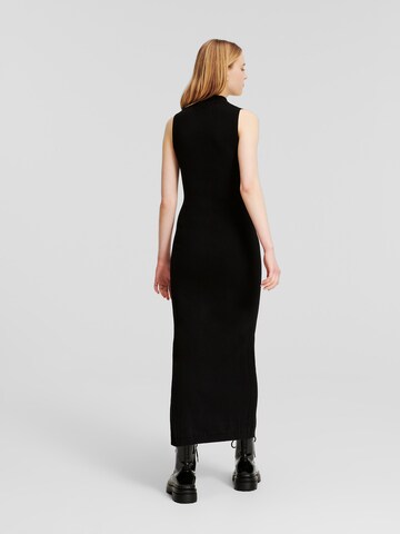 KARL LAGERFELD JEANS Dress ' Knitted Sleeveless Maxi ' in Black
