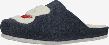 COSMOS COMFORT Slippers in Blue: front