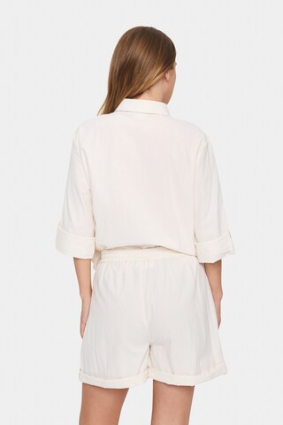 SAINT TROPEZ Loosefit Παντελόνι 'Zalinda' σε μπεζ