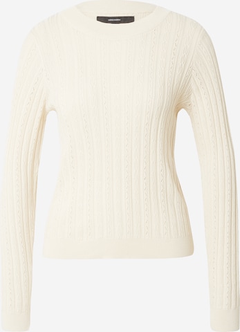 VERO MODA - Pullover 'MORENA' em bege: frente