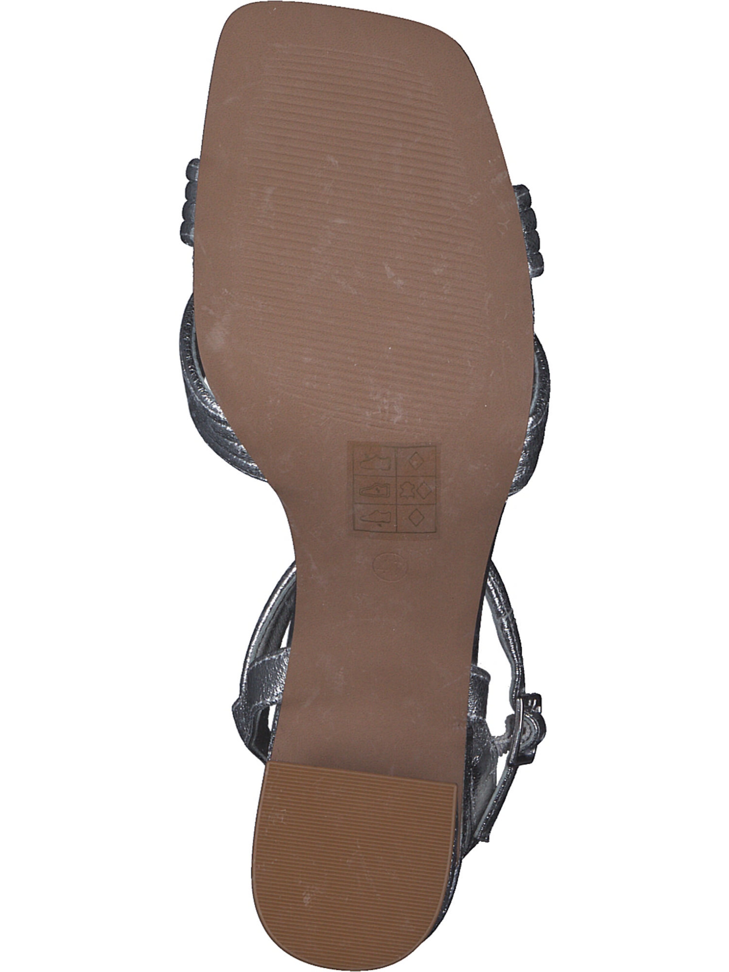 LA STRADA Sandale 'Elegance' in Silber