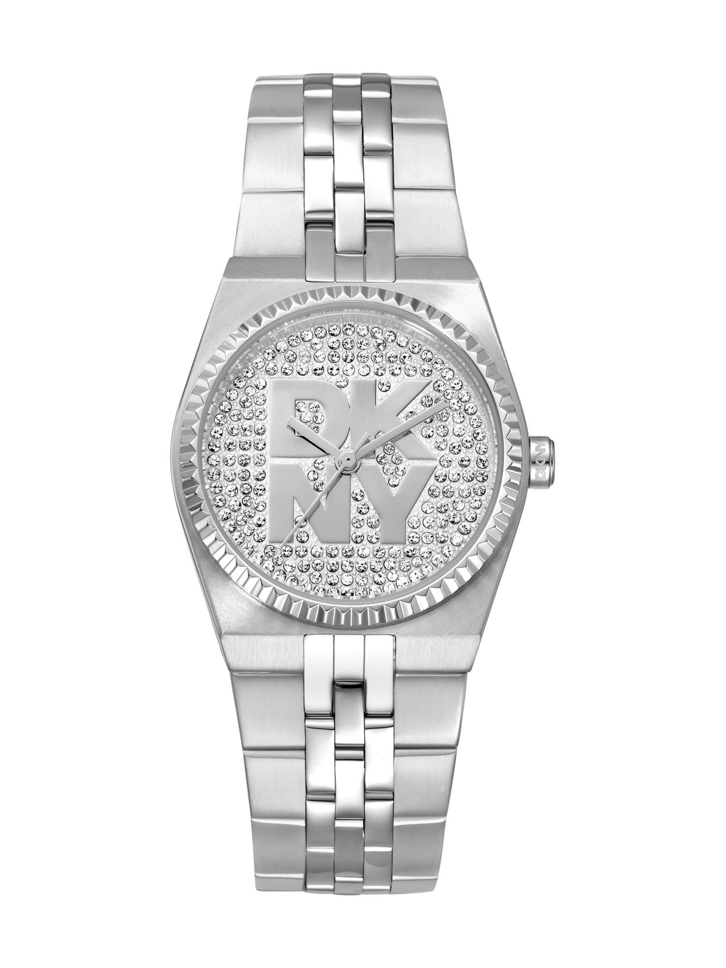 DKNY Analoog horloge in Zilver: voorkant