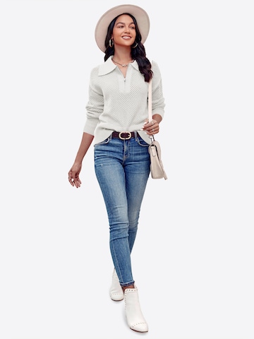 Imily Bela Pulover | bela barva