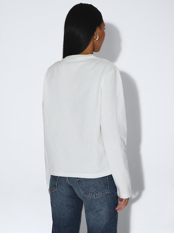 Dr. Denim Shirt 'Kath Longsleeve Top'‌‌‌‌ in Weiß