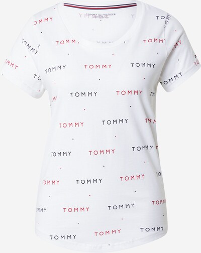 Bluză de noapte Tommy Hilfiger Underwear pe bleumarin / roșu / alb, Vizualizare produs