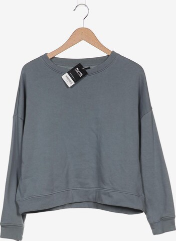 PIECES Sweatshirt & Zip-Up Hoodie in L in Grey: front