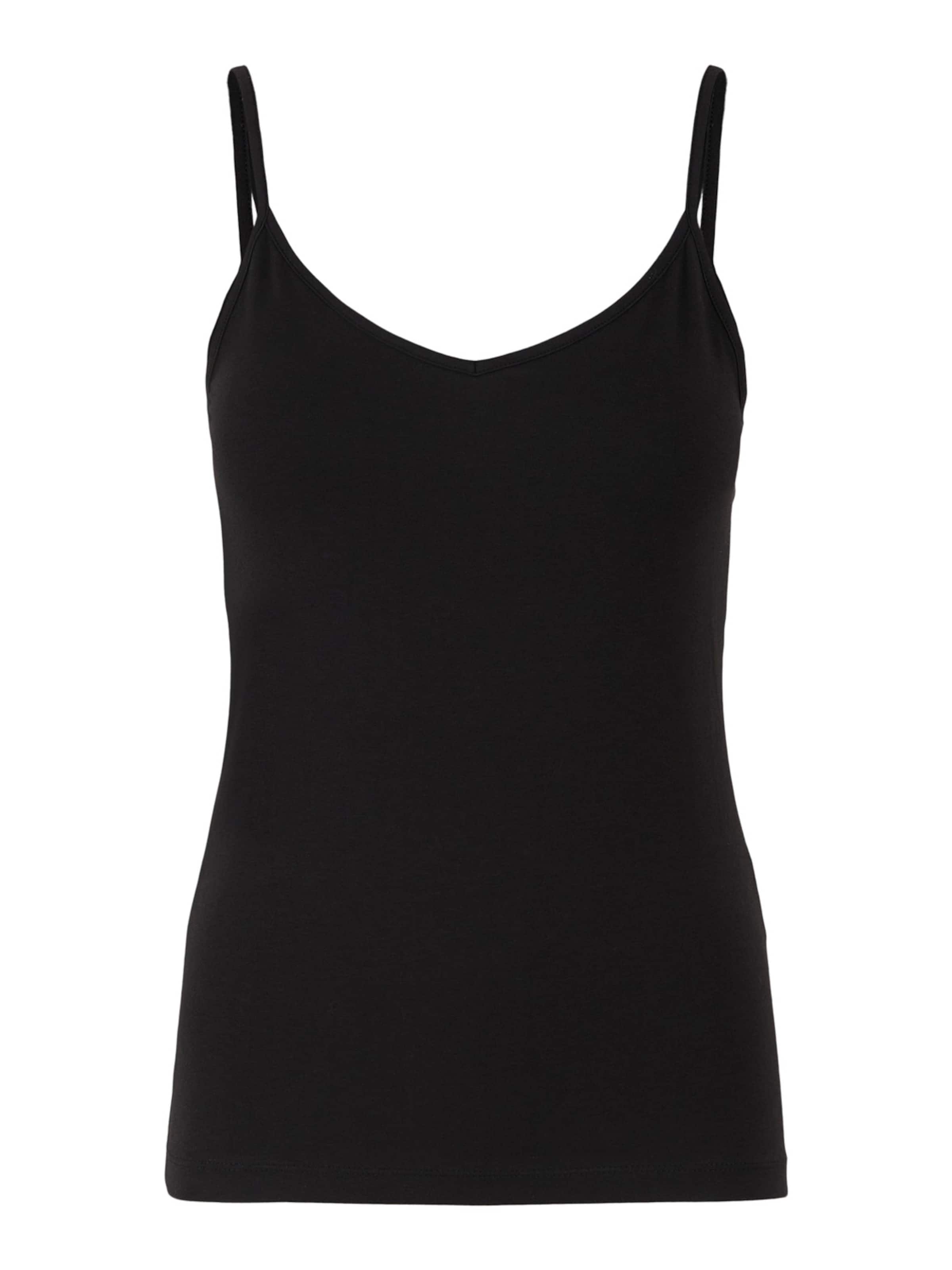 PIECES Top 'Sirene' w kolorze czarny: przód