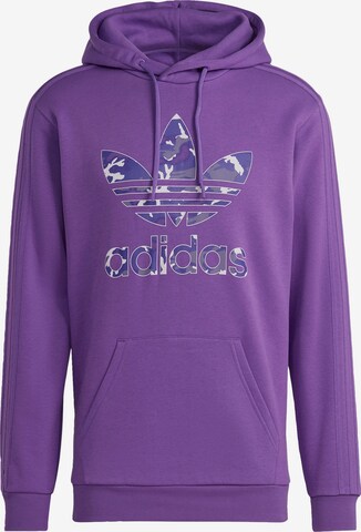 ADIDAS ORIGINALS Sweatshirt 'Graphics Camo Infill' in Purple: front