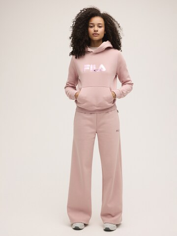 Regular Pantalon 'CALICE regular wide graphic sweat pants' FILA en rose