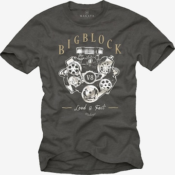 MAKAYA Shirt in Grey: front