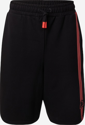 ELLESSE Обычный Спортивные штаны 'Bajo' в Черный: спереди