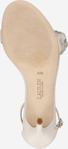 Sandalo con cinturino 'ALLIE' di Lauren Ralph Lauren in bianco