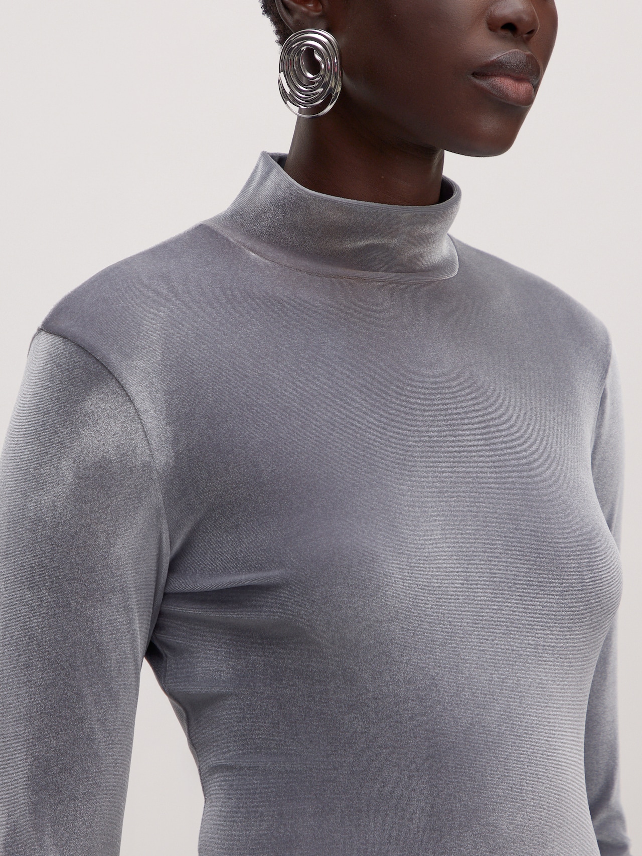 EDITED Producten Shirt 'Fiore' Grijs