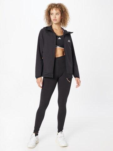 ADIDAS SPORTSWEAR Athletic Jacket 'X-City Soft Shell' in Black