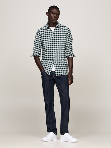 TOMMY HILFIGER Regular Fit Hemd in Grün
